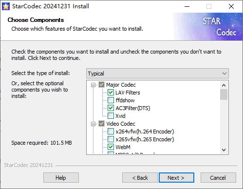 图片[1]-StarCodec(免费多媒体编解码器) v20241231-优享软件