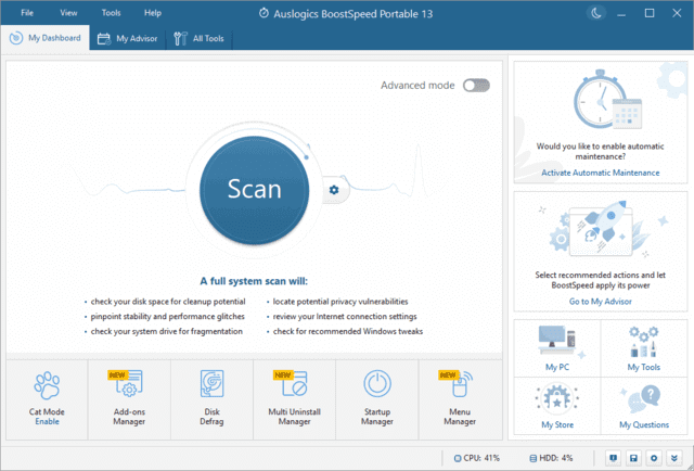 图片[1]-Auslogics BoostSpeed优化电脑性能v14.0.0.0 便携版-优享软件